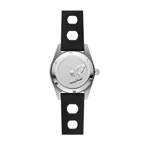 Helicon Master 62 Dive Watch Iridium - Black Skin Diver