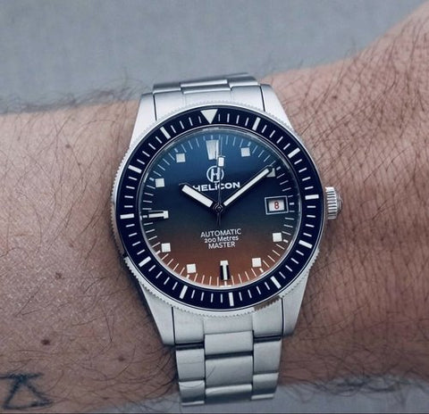Helicon Master 62 Dive Watch in Blue Hour