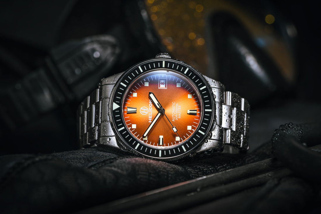 Helicon Master 62 Dive Watch in Lichen