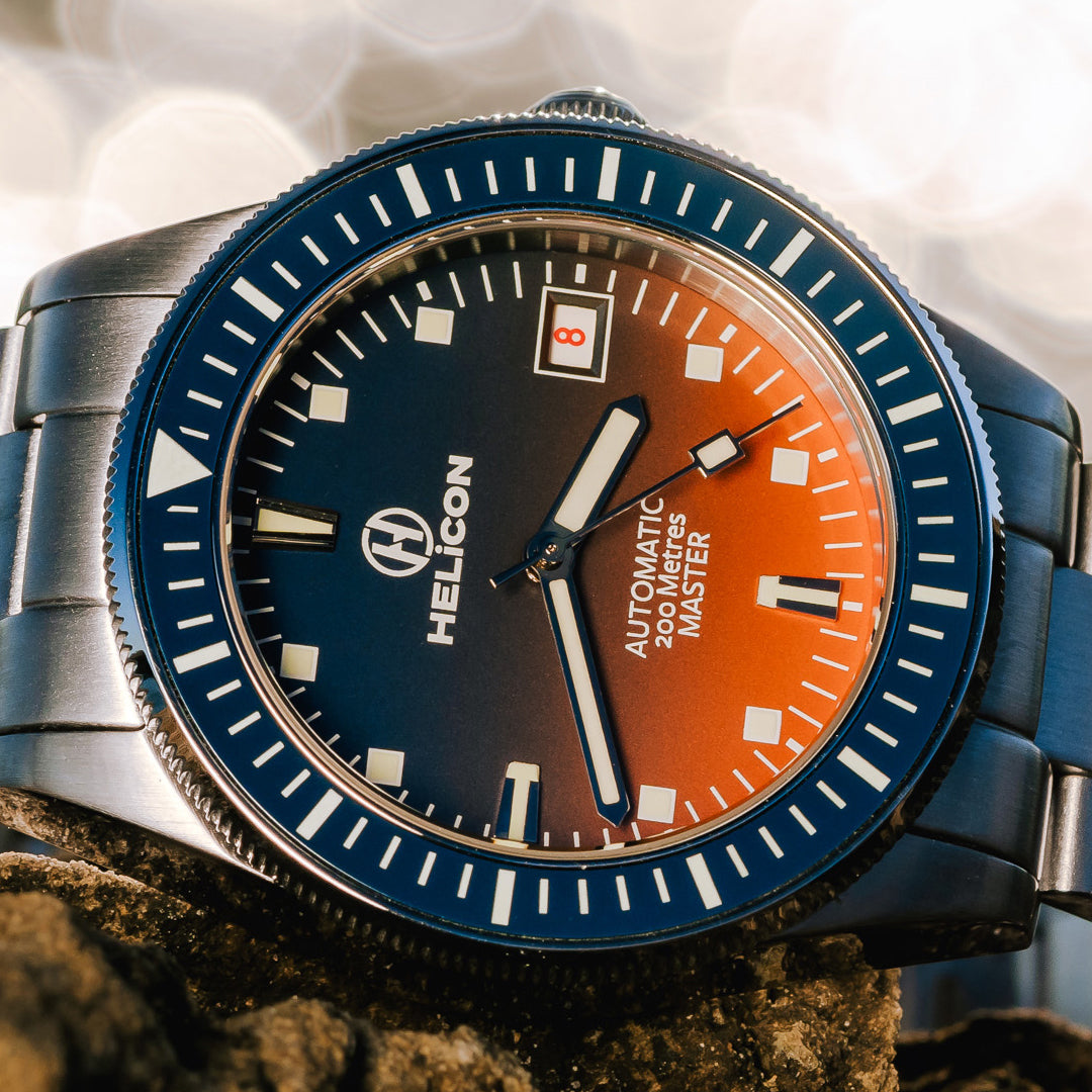Helicon Master 62 Dive Watch in Blue Hour