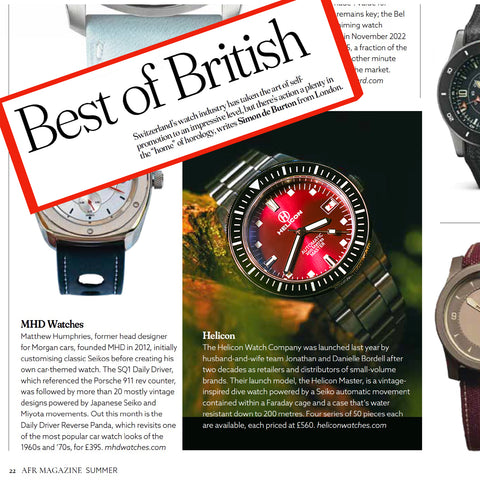 Best of British featuring Helicon Watches