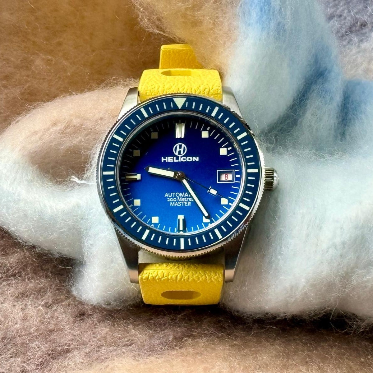 Helicon Master 62 Dive Watch X MbE - Yellow Skin Diver