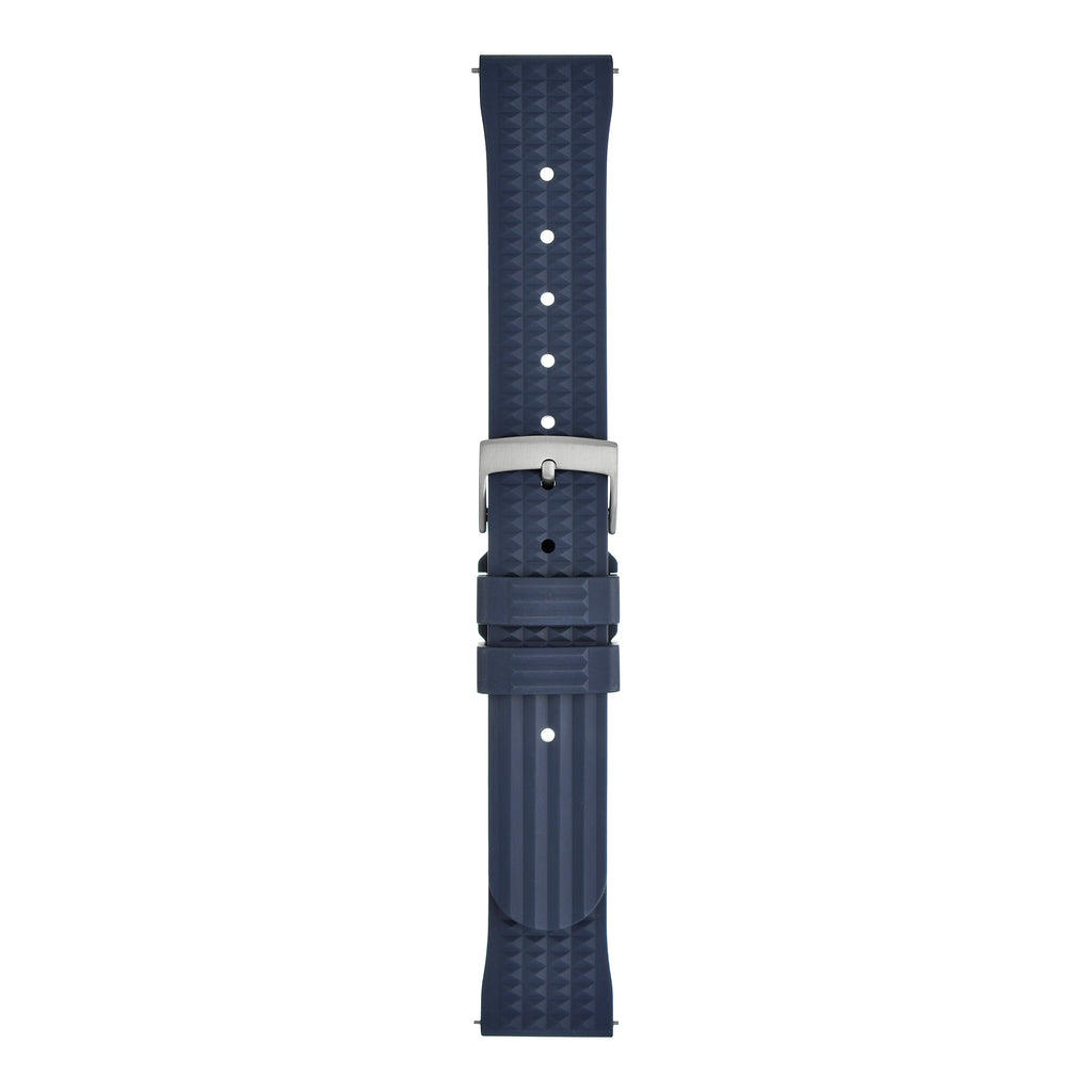 Waffle FKM Rubber Quick Release Strap - Navy