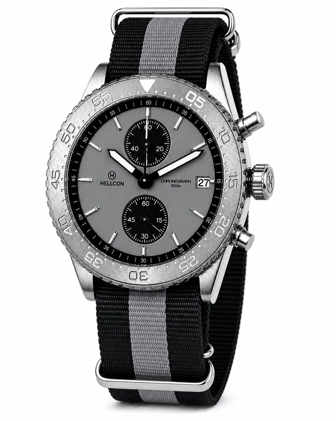 Helicon Nylon Strap - Grey & Black