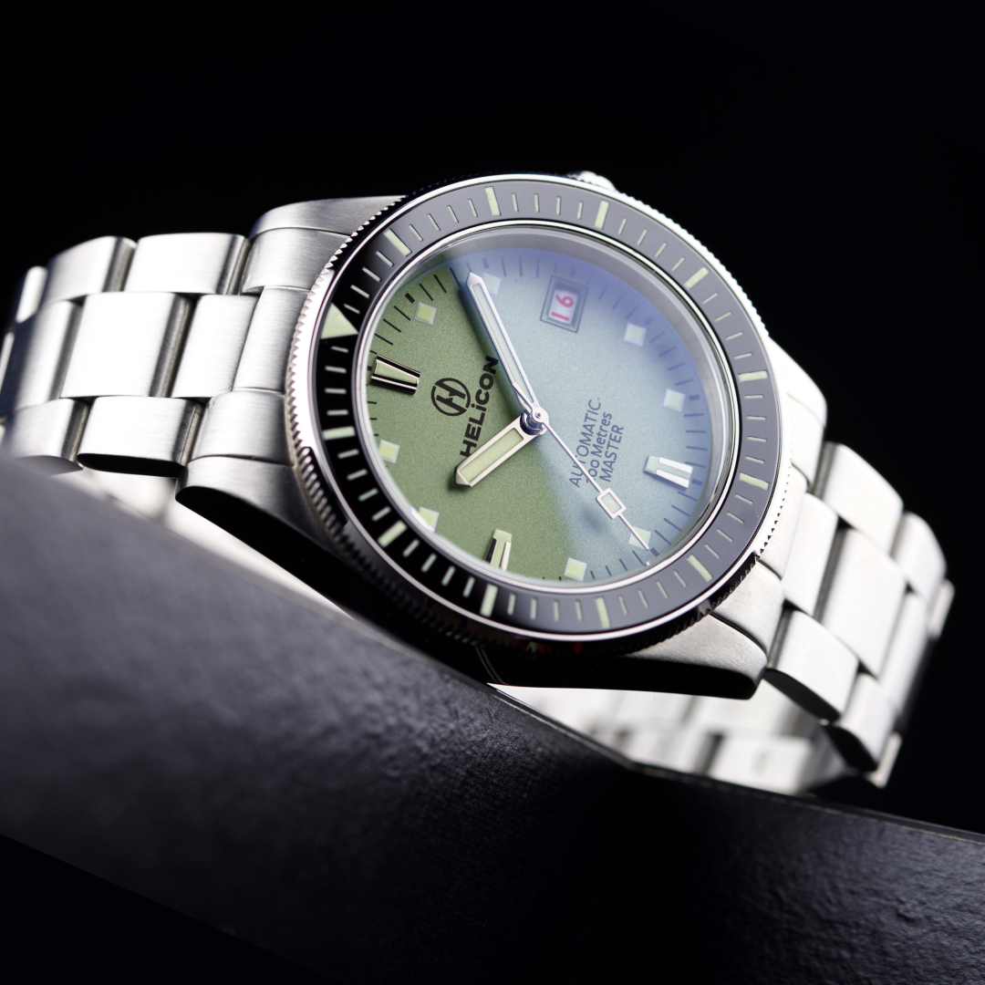 Helicon Master 62 Dive Watch Lichen