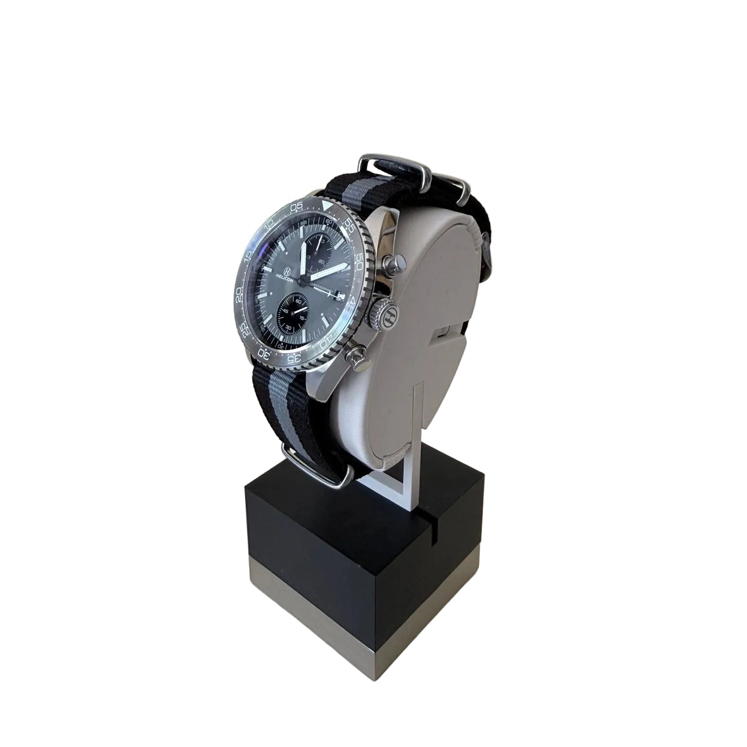 Helicon Nylon Strap - Grey & Black