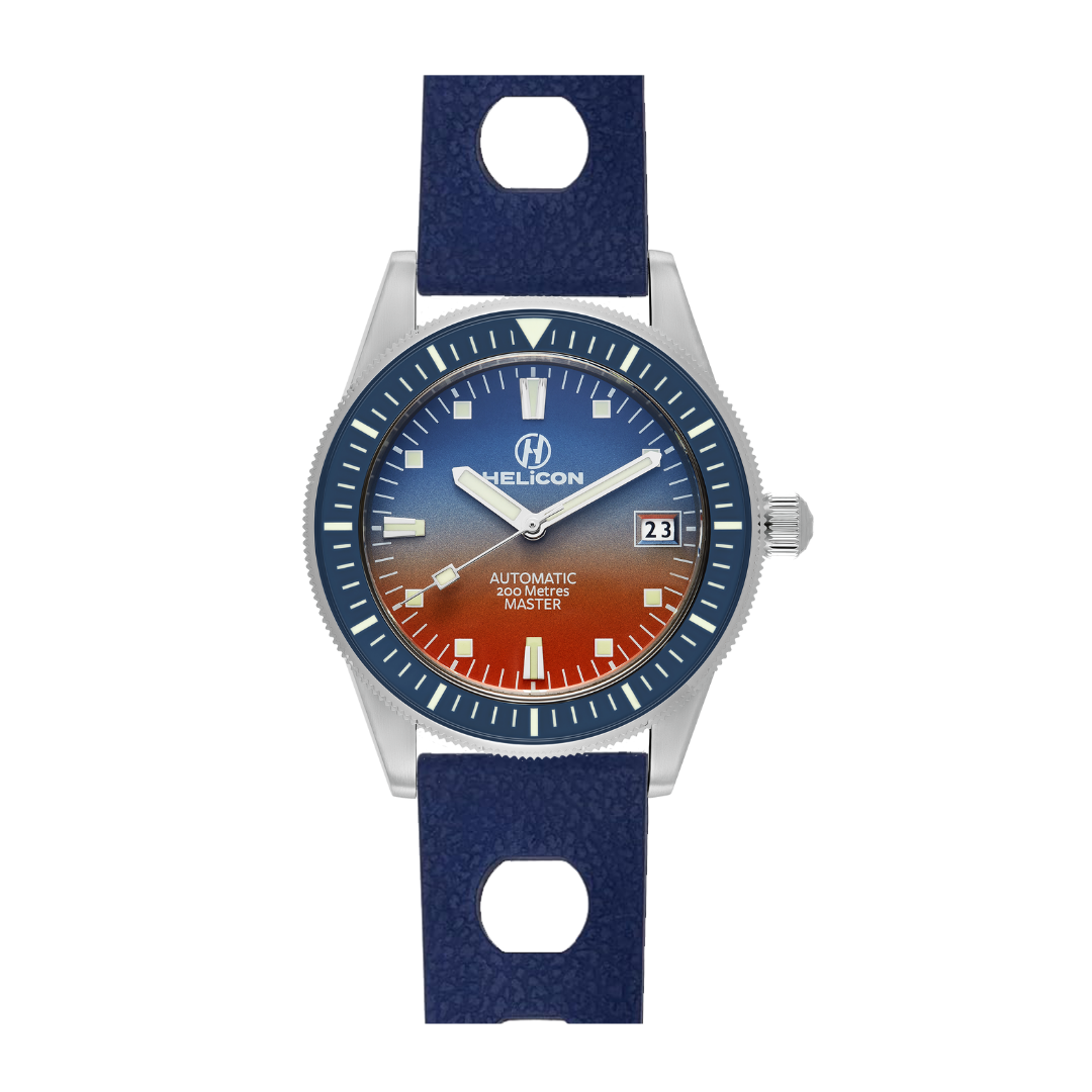 Helicon Master 62 Dive Watch - Blue Hour – Helicon Watches