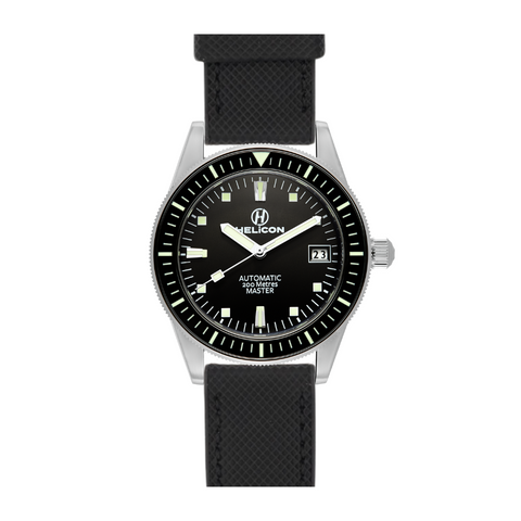 Helicon Master 62 Dive Watch Technical Performance edition - Granite, All Black