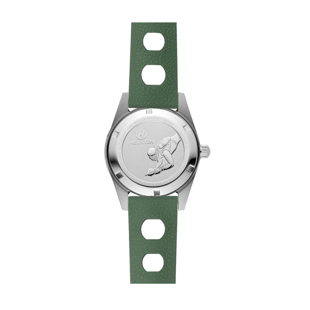 Helicon Master 62 Dive Watch Granite - Green Skin Diver