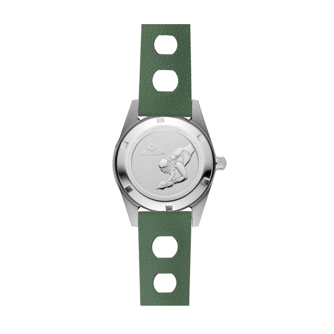 Helicon Master 62 Dive Watch Granite - Green Skin Diver
