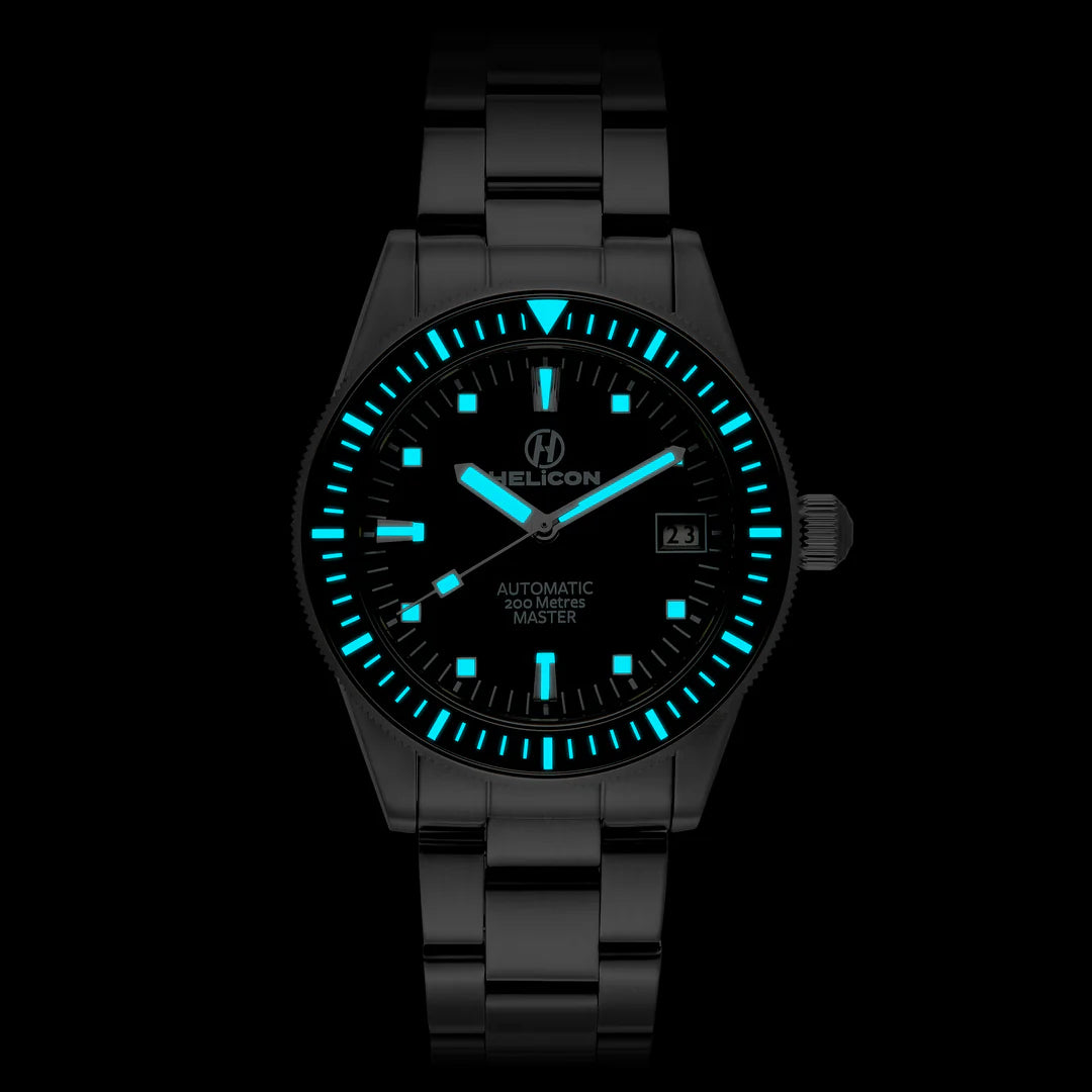 Helicon Master 62 Dive Watch Technical Performance edition - Granite, All Black