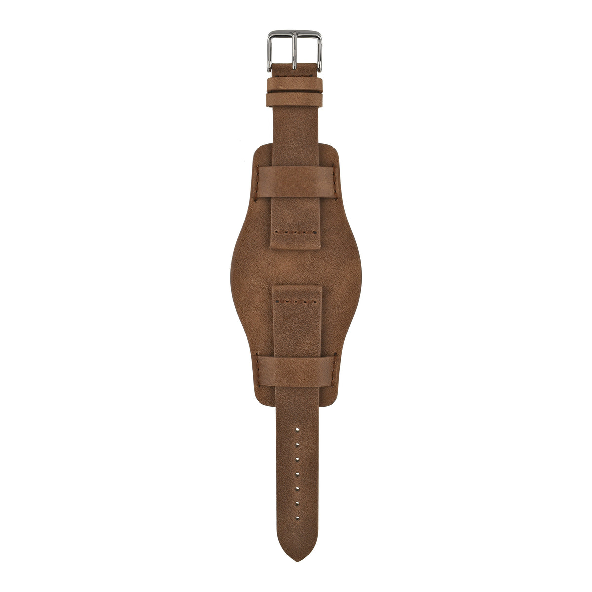 Heritage ‘Despatch’ Bund Leather Watch Strap - Tan