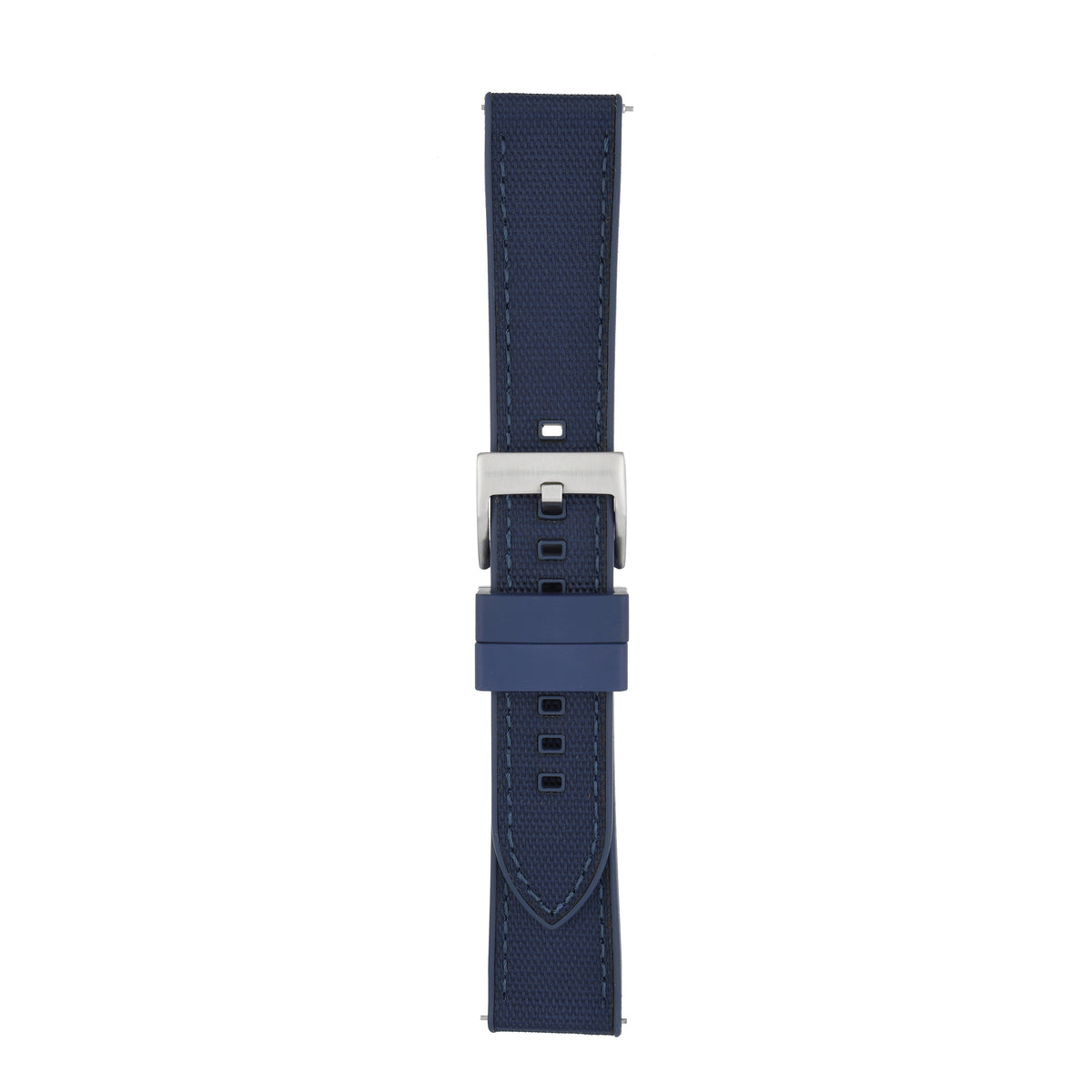 Sailcloth Hybrid Quick-Release Watch Strap - All Blue