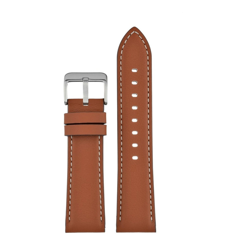 Lucca Italian Leather Watch Strap - Light Brown