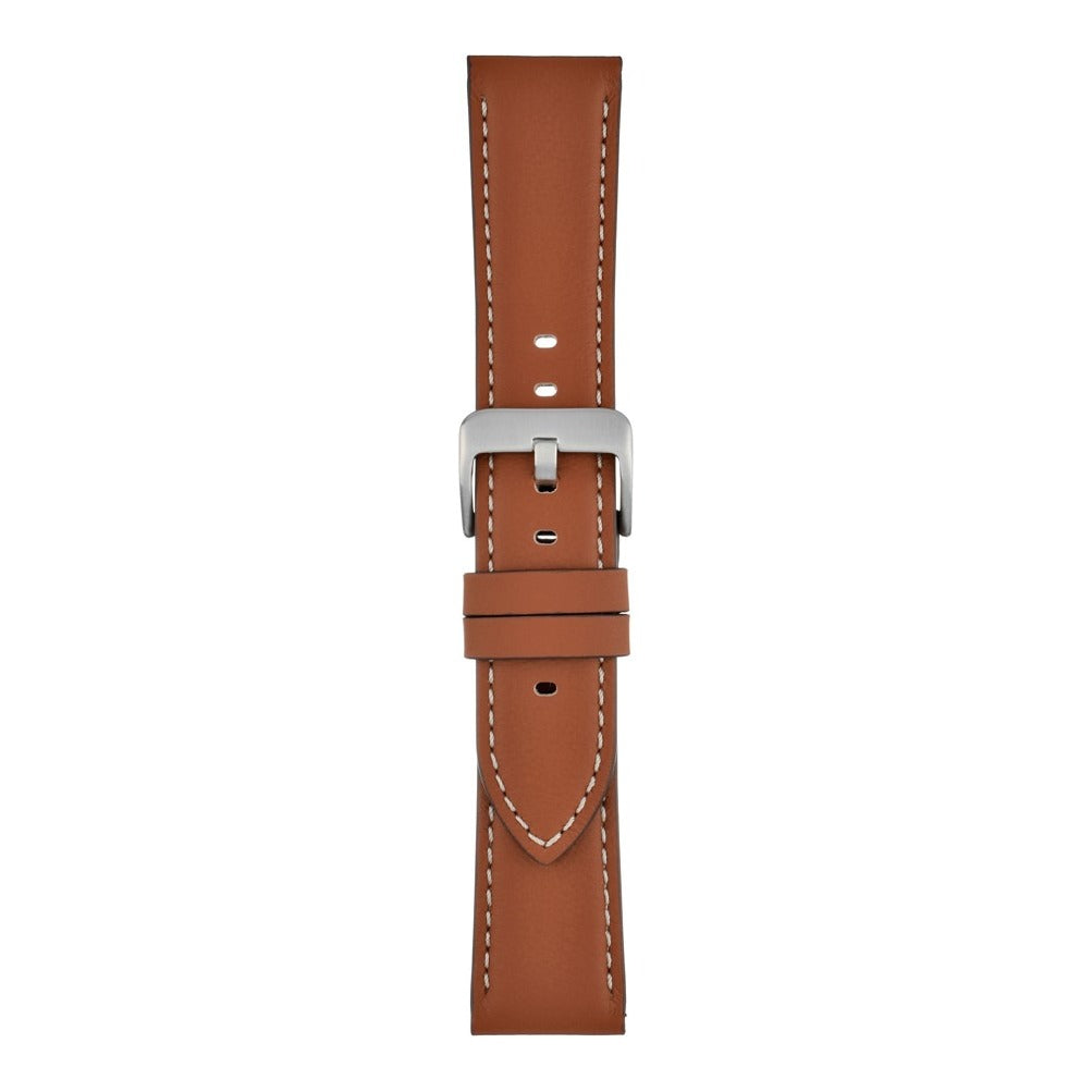 Lucca Italian Leather Watch Strap - Light Brown