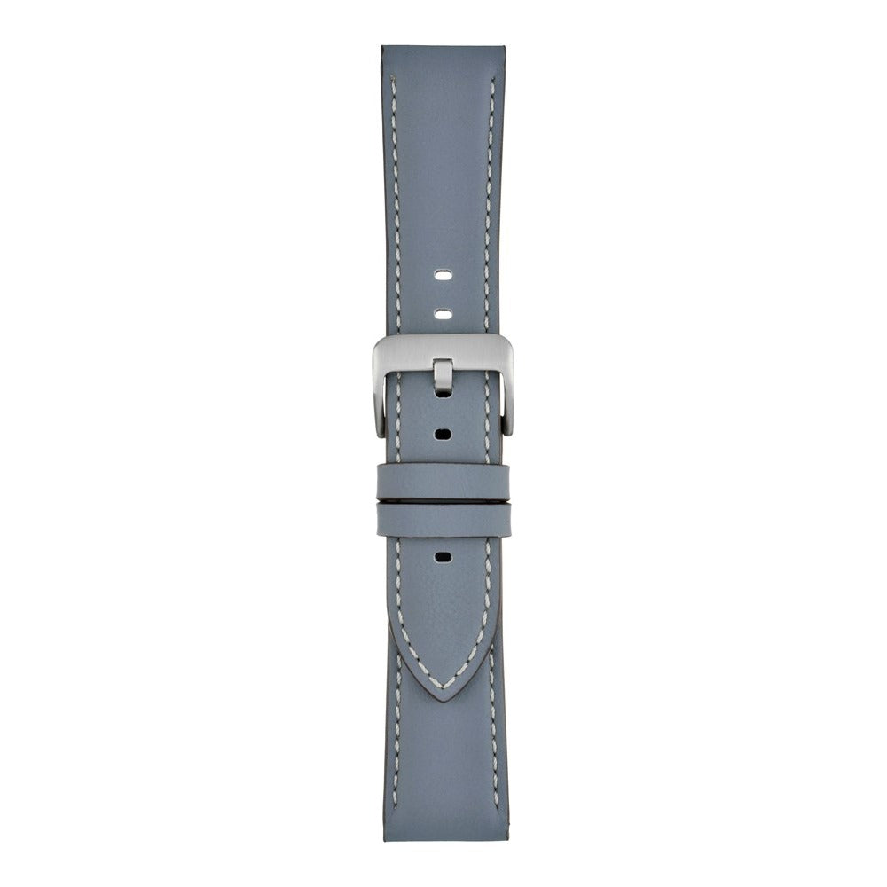 Lucca Italian Leather Watch Strap - Grey