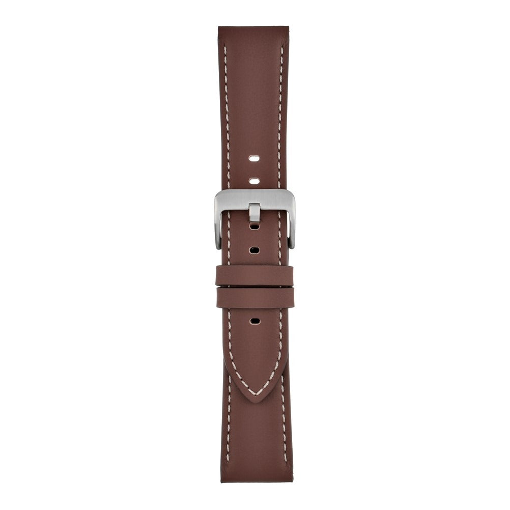 Lucca Italian Leather Watch Strap - Brown