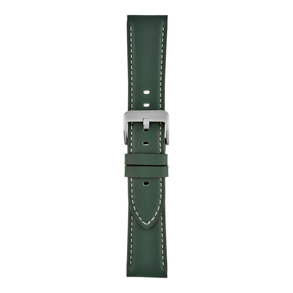 Lucca Italian Leather Watch Strap - Green