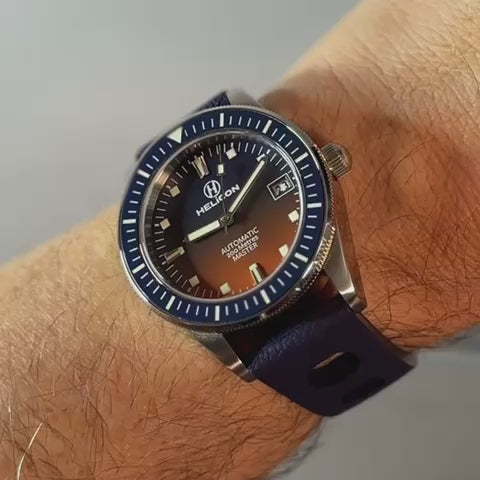 Helicon Master 62 Dive Watch Blue Hour - Blue Skin Diver